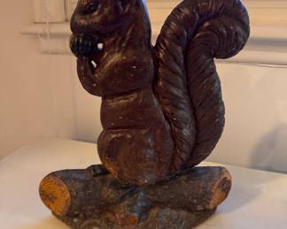 Cast Iron Squirrel Door Stop. Measures 12" H. Photo 1 of 2. 