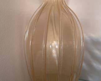 Murano Glass Vase. Measures 12.5" H. Photo 1 of 3. 