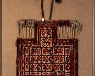 Antique Camel / Saddle Bag. 