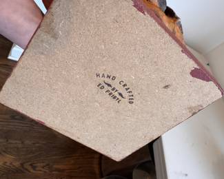 Hand-Carved, Hand-Painted Folk Art Santa on Chicken. Hand-Made by American Carver by Ed Pribyl. Photo 2 of 2. 