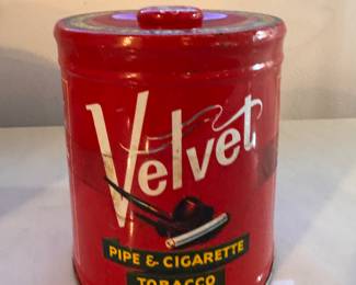 Prince Velvet Pipe & Cigarette Tobacco Tin. 