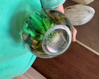 Orrefors Crystal Bud Vase #19402 Designed byEdward Hald Graal. Measures 6" H. Photo 2 of 2. 