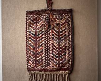 Antique Nomadic Personal Storage Bag. 