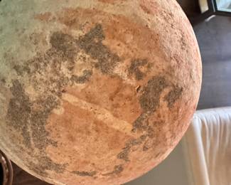 Pre-Columbian Chancay Culture Cuchimilco Funerary Figure, Circa 1000–1470 CE.  Central Coast, Peru. Earthenware Pottery with Red Mineral Slip and Cream Ground. Repaired. Photo 3 of 3. 