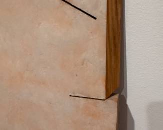 Untitled, Encaustic on Wood (Beeswax & Resin), 1979. Peter Ambrose. Measures 47" W X 43" H. Photo 4 of 5. 