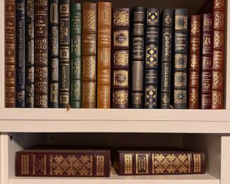 The Easton Press, "The 100 Greatest Books Ever Written"  Leather Bound Book Set. Photo 4 of 7. 