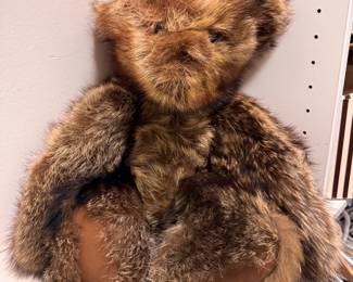 Vintage Fur Teddy Bear. 