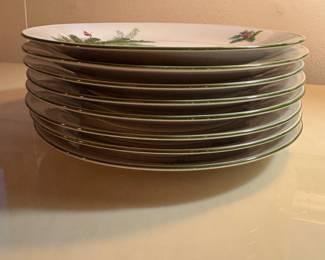 Seltmann Weiden Bavaria Porcelain Christmas China. Pieces Include: Set of 8 Dinner Plates, Set of 14 Salad/Dessert Plates, Set of 12 Demitasse & Saucers and
Set of 19 Mugs. Photo 2 of 5. 