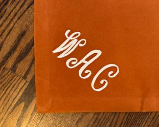 WAC "Women's Athletic Club" Card Table Tablecloth - 2 Available. Photo 2 of 2. 