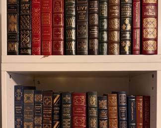 The Easton Press, "The 100 Greatest Books Ever Written"  Leather Bound Book Set.  Photo 6 of 7. 