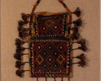 Antique Persian Tribal Salt Bag. 