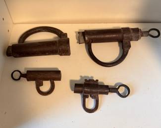 Iron Padlock / Shackle Locks. 