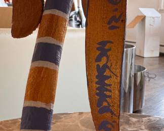 Folk Art Fairy Sculpture, Susan Barmore. Measures 20" W x 30" H. Photo 2 of 2. 