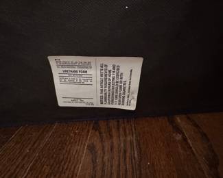 Pair of Knoll, Inc. Mies van der Rohe BRNO Flat Arm Influenced Cantilever Chairs. Upholstered in Navy Boucle Fabric.  Late 1970s–1980s. Each Measures 23" x 23" with 18" Seat Height. Photo 6 of 6. 