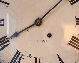 Seth Thomas Oak School House Clock. Measures 24" H x 17" D. Photo 2 of 3. 