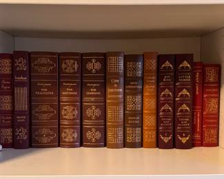The Easton Press, "The 100 Greatest Books Ever Written"  Leather Bound Book Set. Photo 1 of 7. 