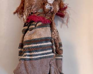 Chancay Culture Cuchimilco Cloth Doll. Photo 2 of 2. 