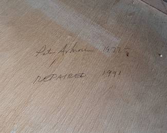 Untitled, Encaustic on Wood (Beeswax & Resin), 1979. Peter Ambrose. Measures 47" W X 43" H. Photo 5 of 5. 