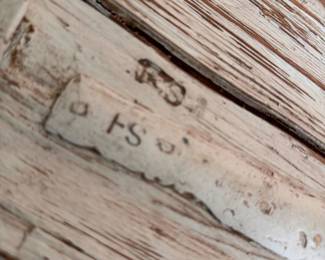 Fred & Sally Schieber Hand-Carved Swan Decoy Stamped - 4 Available (2 "Feeding"). All Measures Approximately 28" L x 14" D x 18" H. Photo 6 of 6. 