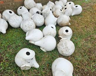 Plastic gourds - also have real gourds