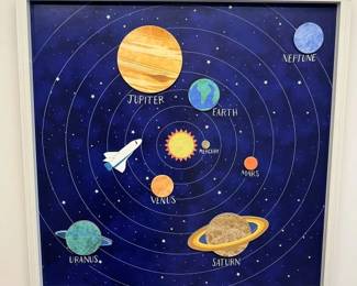 216 Elizabeth Caldwell Solar System Wall Decor