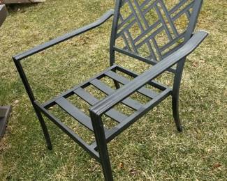 216 Nuu Garden Outdoor Patio Metal Armchair