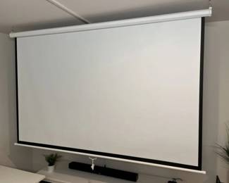 216 Pull Down Projector Screen