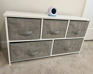 216 Flash Furniture Fabric 5Drawer Storage Chest Of Drawers