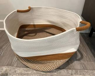 216 Woven Cotton Storage Basket