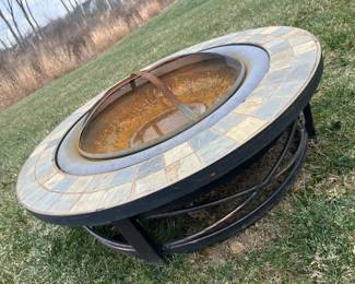 216 Hiland Tile Top Fire Pit
