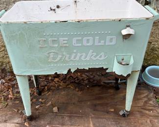 OLD Coca-Cola Metal Cooler to Be Restored