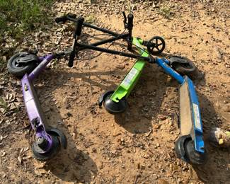 3 each Electric Scooters (don't know if they work) Can't beat the price FREE  !!!!