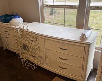 6 Drawer Dresser and 2 Matching 3 Drawer Nightstands