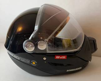 Bombardier Advanced Tec BVS Snowmobile Helmet MSA Gallet DOT Visor System