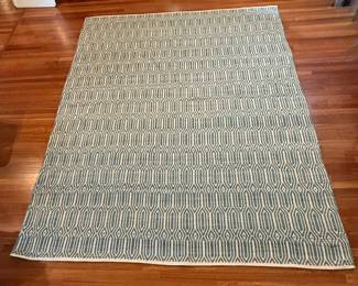 Natural Geometric Woven Area Rug Unused Condition