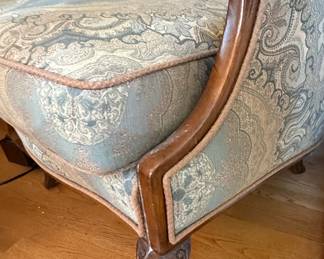 Pierre Deux French Country Armchair with Matching Tablecloth 