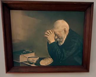 "Grace" by Eric Enstrom - Vintage Religious Print