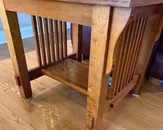 Arts and Crafts Mission Oak Table Set