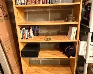 Pine Wood Bookshelf