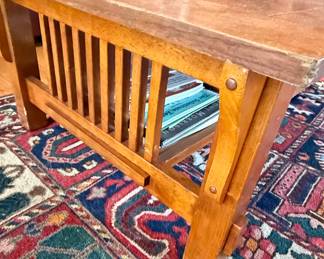 Arts and Crafts Mission Oak Table Set 