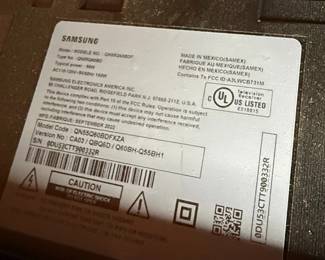 Samsung 55 inch QLED K UHD Smart TV 