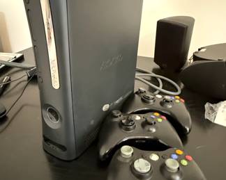 Microsoft Xbox Console with Controllers