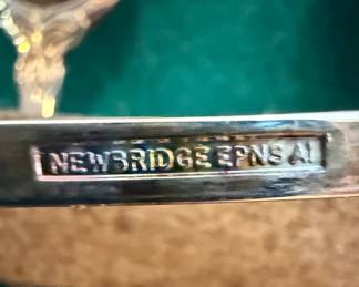 Set of Four Irish County Souvenir Spoons in Display Case 