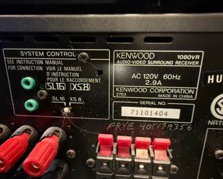 Kenwood VR AudioVideo Surround Receiver 