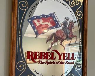 Rebel Yell The Spirit of the South Kentucky Straight Bourbon Whiskey Mirror
