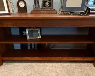 Mission Style Oak TV Stand or Console Table