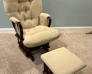 Shermag Glider Rocker and Ottoman Set