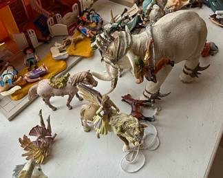 Schleich War Elephant and Horses