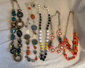 Assorted Beaded Necklaces Lot
