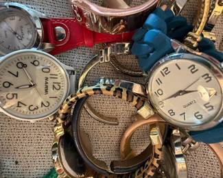 Assorted Brooches and Watches